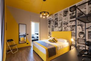 Voodi või voodid majutusasutuse The Time -Home & Hotel- toas