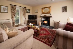 พื้นที่นั่งเล่นของ Stewards Cottage, Press Mains Farm Cottages