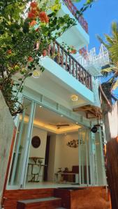 Balkón nebo terasa v ubytování CiNta Hotel