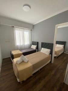 Cama ou camas em um quarto em Hotel Chacabuco