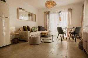 Posezení v ubytování Villa Aloha Jacuzzi y vistas al mar Corralejo