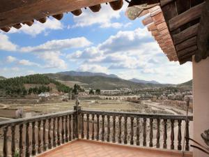 a view from the balcony of a house at 6 bedrooms villa with private pool enclosed garden and wifi at Velez Rubio in Vélez-Rubio