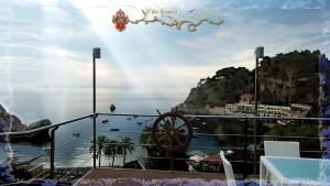 a view of the ocean from a cruise ship at Villa Arianna B&B in Taormina