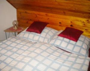 Postel nebo postele na pokoji v ubytování Penzion Oáza Hřensko