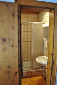 Koupelna v ubytování Gasthof Panorama