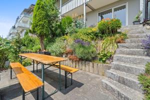 Κήπος έξω από το Panorama-Haus Appartement Pfänder +10 φωτογραφίες