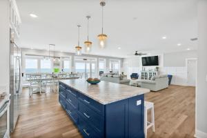 Kuchyň nebo kuchyňský kout v ubytování Seaclusion