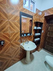 Koupelna v ubytování CASA COCO OAXACA INN