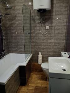 Bilik mandi di Apartament pod lasem