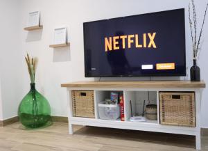 TV a/nebo společenská místnost v ubytování Wardija Maisonette