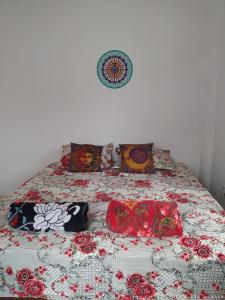 Una cama o camas en una habitación de Hostel do Capao