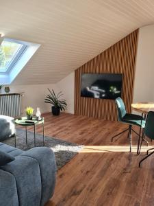 A seating area at Dasensteinblick