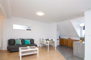 Ruang duduk di Apartament Zachodnia Residents