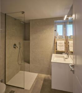 Koupelna v ubytování Il Castello Suites