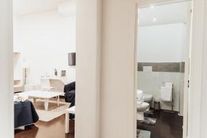 Koupelna v ubytování B&B Art