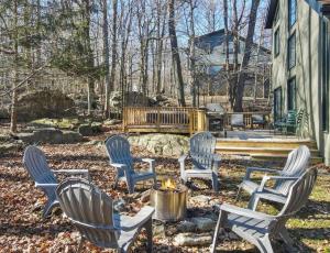 Zahrada ubytování 3BR, Lakeview, Hot Tub, Nintendo Switch - Deer Haven Poconos Retreat