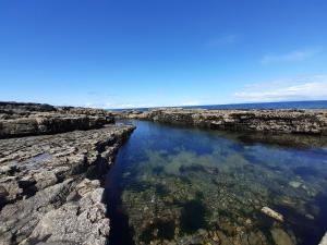a body of water with rocks in the water at Shannon Park House in Sligo