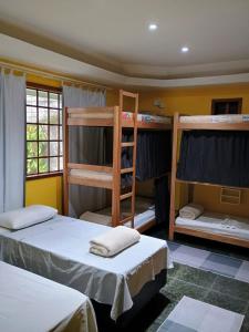 Двуетажно легло или двуетажни легла в стая в Village Hostel