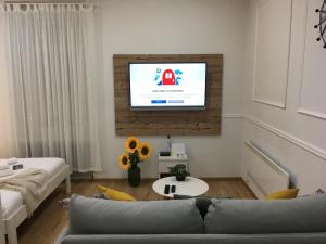 Posteľ alebo postele v izbe v ubytovaní Croatia_Zagreb Apartment