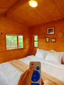 Postel nebo postele na pokoji v ubytování Glamping Entre Nopales, Villa de Leyva