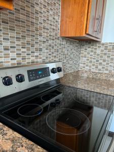 Kuchyň nebo kuchyňský kout v ubytování Metcalfe Luxury One Bedroom Suite