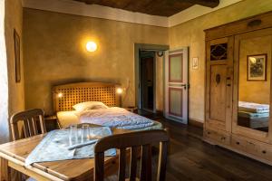 Giường trong phòng chung tại Kloster Malgarten