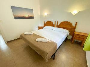 Posteľ alebo postele v izbe v ubytovaní Bungalows Pescador 3000 + 37 fotografií