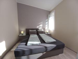 Posteľ alebo postele v izbe v ubytovaní Villa Bori Siófok