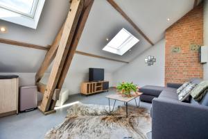 Χώρος καθιστικού στο Les Gîtes de Huy - 3 gîtes dans le centre de Huy