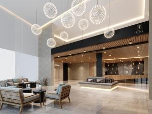 Posezení v ubytování Tisha Hotel