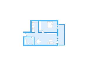 a floor plan of a house at Apartment Allod Park Haus B 202 by Interhome in Davos