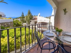 Balkón nebo terasa v ubytování Holiday Home Els Vilars by Interhome
