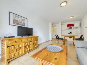 Televízia a/alebo spoločenská miestnosť v ubytovaní Apartment Mismar-5 by Interhome