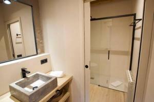 Koupelna v ubytování Cal Rus Apartament 3