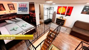 Postel nebo postele na pokoji v ubytování Little Americas Westend Apartments