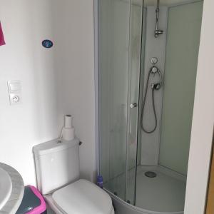 Koupelna v ubytování Chambre pour 2 personnes à Formigny RDC