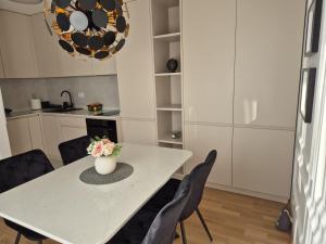 Kuchyň nebo kuchyňský kout v ubytování Iris apartman + 4 fotografie