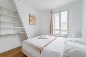 Krevet ili kreveti u jedinici u okviru objekta Appartement 60m2 Bien Aménagé - Paris 12 - 4p