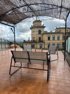 Balkón nebo terasa v ubytování La Casetta al Corso