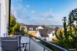 Balkón nebo terasa v ubytování Hotel See-Villa