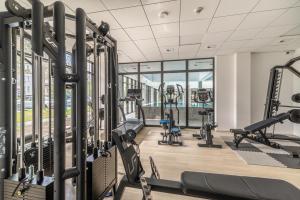 Posilňovňa alebo fitness centrum v ubytovaní Nadmorski Loft GREEN PORT SPA - 750 m od plaży