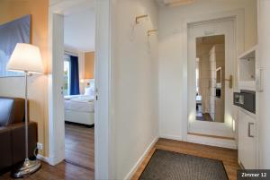 Postel nebo postele na pokoji v ubytování Hotel See-Villa