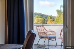 Balkón nebo terasa v ubytování Hotel See-Villa