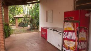 Кухня або міні-кухня у Chacara Completa A 500mts da entrada do thermas e 2Km de aguas de sp