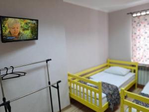 Cama o camas de una habitación en Guest house "Golden Gate 911 "