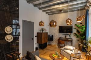 Televízia a/alebo spoločenská miestnosť v ubytovaní La Vita e Bella VI, Luxury Suites in Dubrovnik Old Town