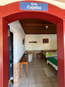 Postel nebo postele na pokoji v ubytování Pousada Brisamar Paraty COMECE O DIA COM UM CAFÉ DA MANHÃ INESQUECÍVEL