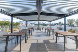 A balcony or terrace at Hestia - Dimitressa 4