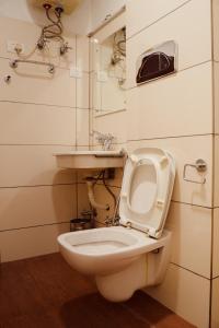 Koupelna v ubytování Tashi Palace