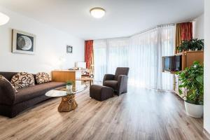 Posezení v ubytování Naturparkhotel Adler